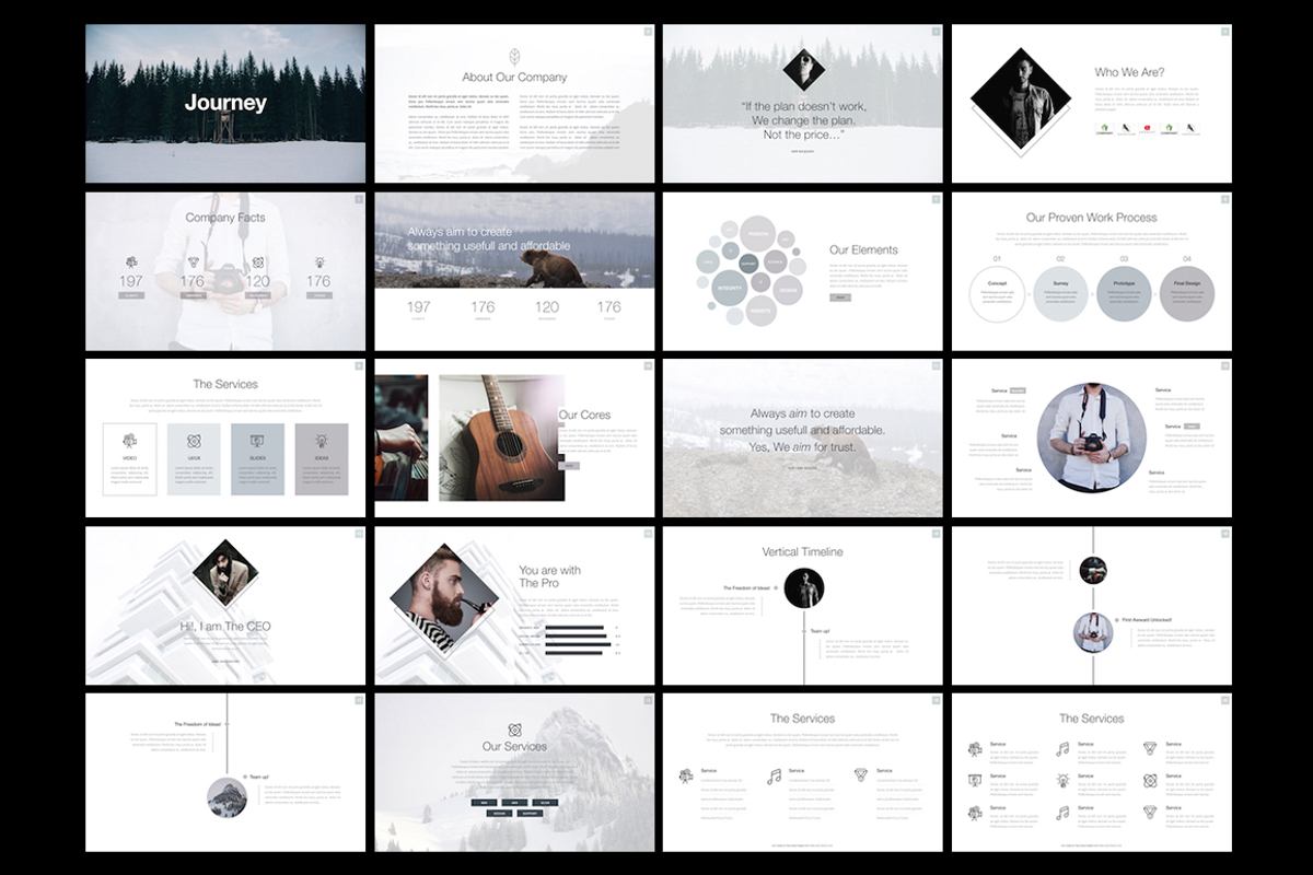 Journey - Keynote Template, a Presentation Template by Slidehack (Photo 2 of 4)