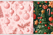 Christmas Digital Paper Pack, a Pattern Graphic by Black Bird Studio (Thumbnail 6 of 6)