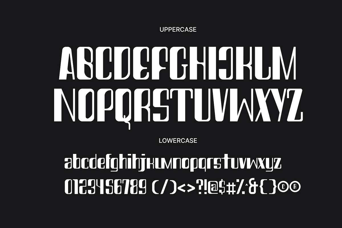 Oxerzone - Display Font, a Sans Serif Font by Kincrev Studio (Photo 5 of 6)