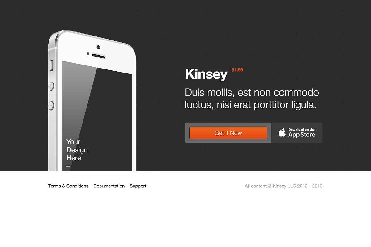Kinsey Landing Page, an App Template by Built Blake (Photo 3 of 3)