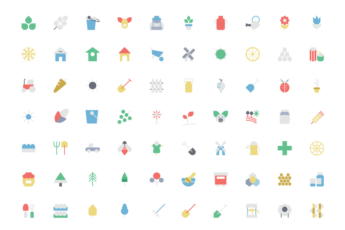 100 Agriculture Vector Icons preview 2