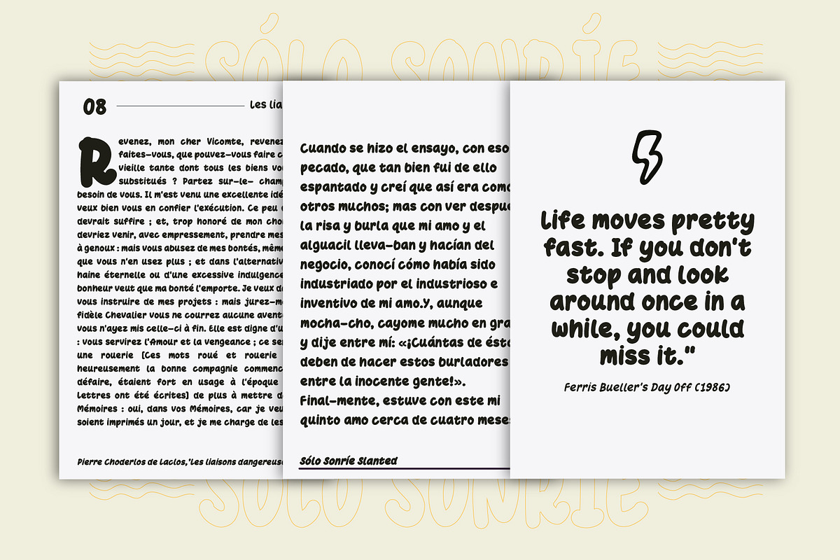 Sólo Sonríe Typeface, a Handwritten Font by LTNG STUDIO (Photo 6 of 9)