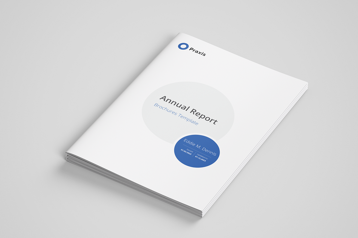 Annual Report, a Brochure Template by azadcsstune (Photo 2 of 11)