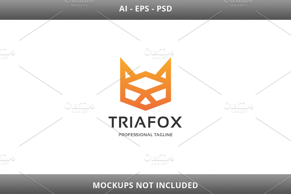 Triangle Fox Logo, a Branding & Logo Template by Design_Planet