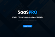 SaaS PRO - Startup Landing Page XD, an UI Kit Template by DotnikStudio.com (Thumbnail 1 of 7)