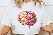 Watercolor Floral Anatomy Clipart, a Seasonal Illustration by designcity5 (Thumbnail 4 of 5)