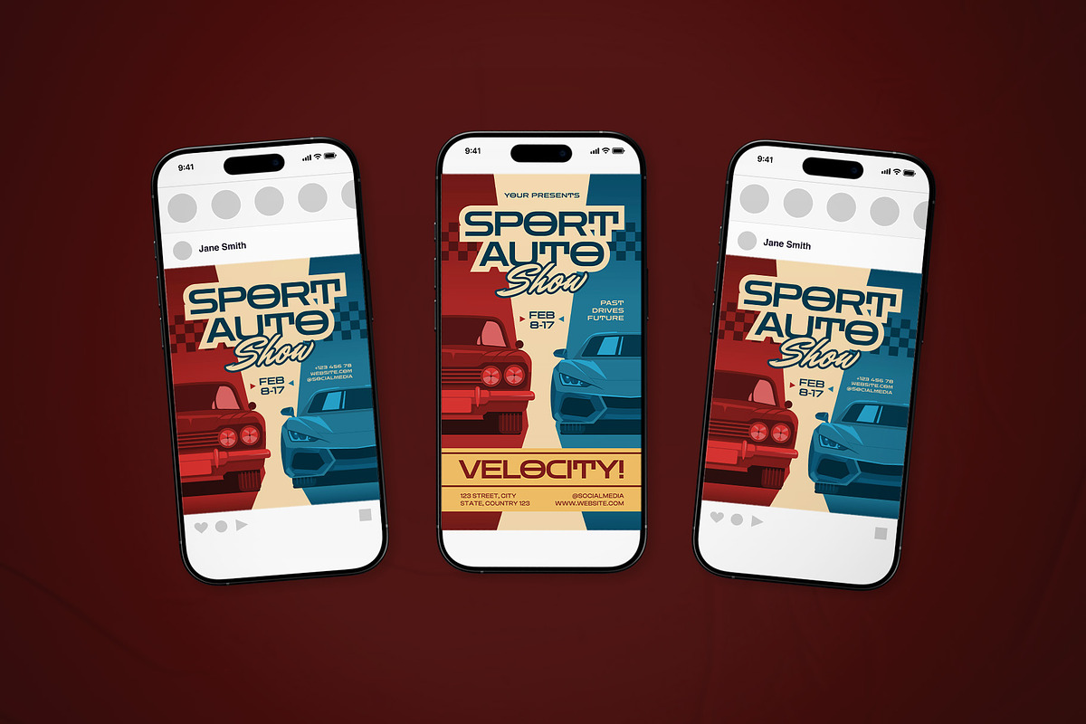 Auto Show Event Flyer Set, a Flyer Template by The Good Store (Photo 2 of 2)