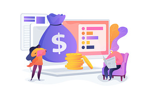 Budgeting for Retirement abstract, a Finance Illustration by Visual Generation