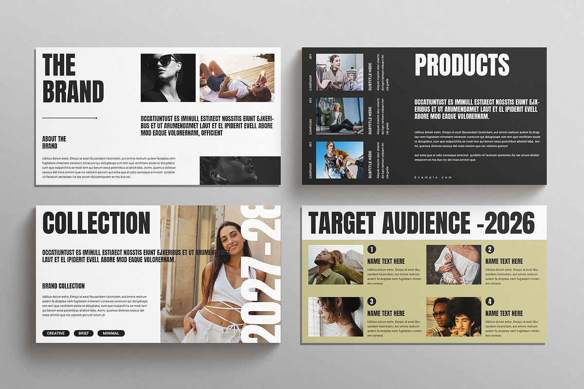 Creative Brief Presentation Template, a Presentation Template by E-Type (Photo 3 of 5)