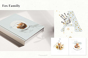 Baby First Year Watercolor Set, an Animal Illustration by Cat In Colour (Thumbnail 2 of 10)
