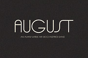 AUGUST DecoSans Multi-weight Family, a Sans Serif Font by Nicky Laatz (Thumbnail 30 of 30)