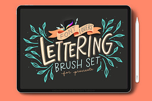 Font Lovers Lettering Brushes