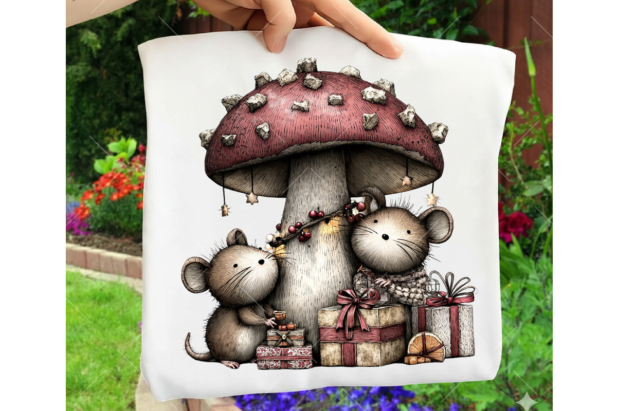 Whimsical Christmas Clipart, an Illustration by OK Design (Photo 6 of 6)
