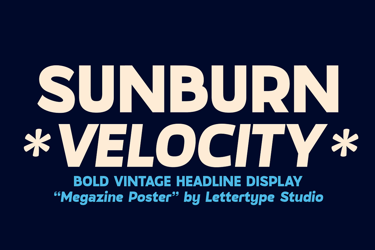 Megazine Poster Bold Vintage Display, a Sans Serif Font by Lettertype Studio (Photo 10 of 12)
