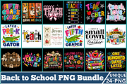 Back to School Quote PNG Bundle, an Education Illustration by Design Station (Thumbnail 1 of 3)