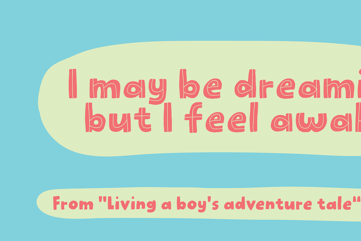 Tiny Words - a big difference!, a Font by pizzadudedotdk (Photo 3 of 9)