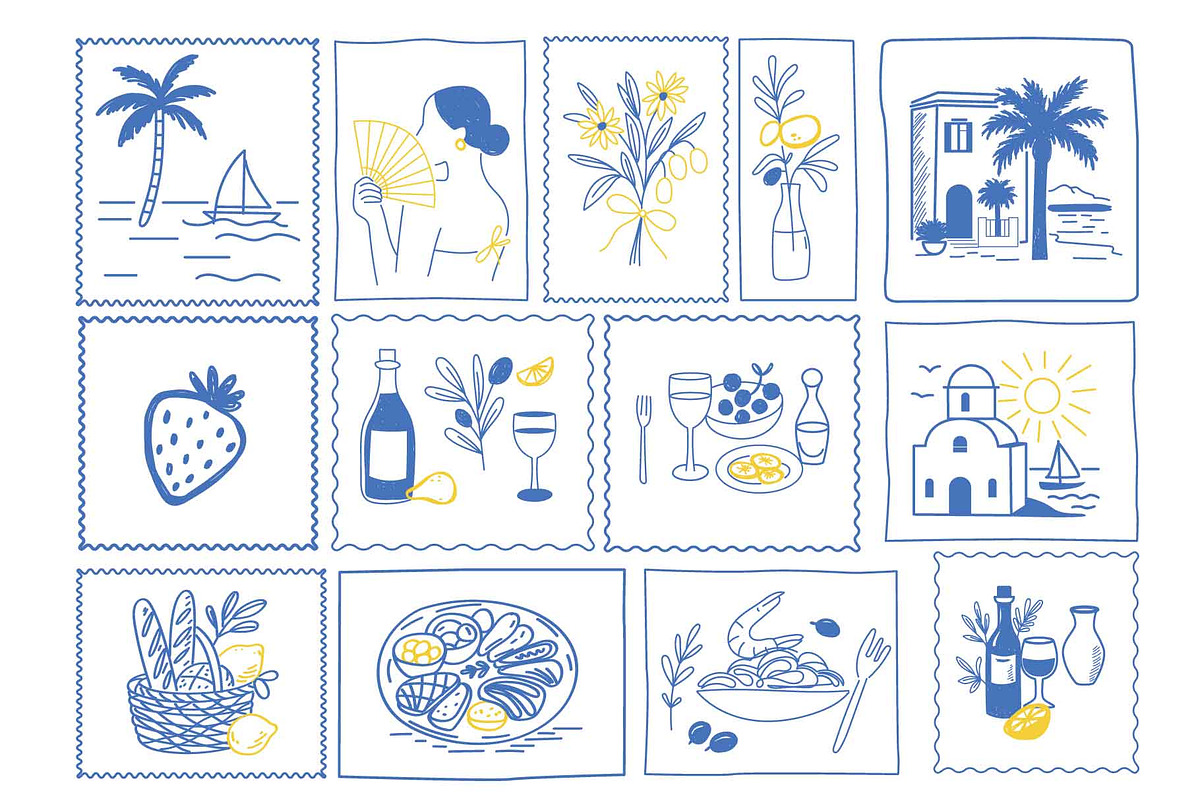 Mediterranean Outline Contour Icon, a Graphic by Imaginary Party (Photo 2 of 10)