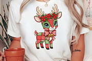 Christmas Deer Patchwork PNG, an Illustration by Libby Wishes (Thumbnail 8 of 8)
