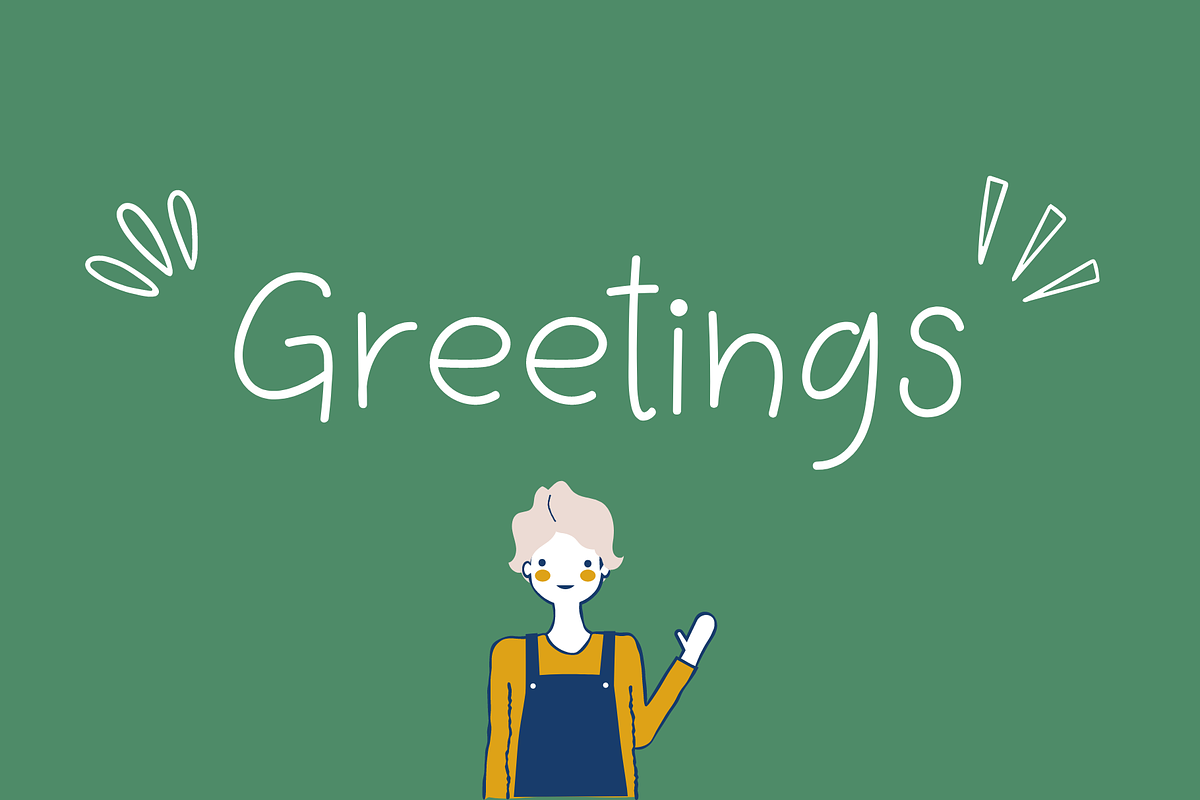 Greetings, a Handwritten Font by Sofia Skoog (Photo 1 of 8)