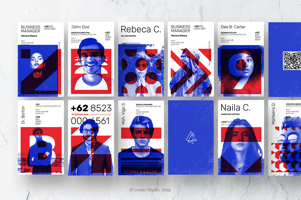 Indigo - Professional Business Card, a Business Card Template by Louds Studio (Photo 2 of 5)