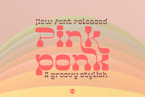 Pinkponk - Groovy Font