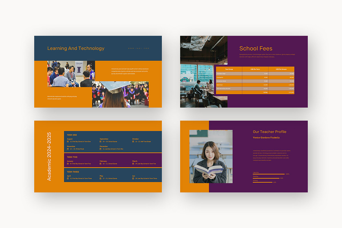 Jaki : School Profile Powerpoint, a Presentation Template by Punkl Camp (Photo 13 of 16)
