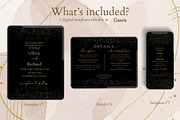 Canva Elegant Wedding Invitation, an Invitation Template by ElladesignCo (Thumbnail 1 of 5)