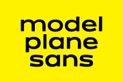 MODEL PLANE SANS, a Font by FOUNDFONT™ (Thumbnail 1 of 3)