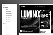Luminos - Creative Agency Website, a Landing Page Template by SLAB! Design (Thumbnail 2 of 5)