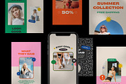 Pop90s Social Media Templates, a Social Media Template by Creavora (Thumbnail 9 of 11)