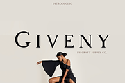 Giveny - Classy Serif Font (Update), a Serif Font by Craft Supply Co. (Thumbnail 1 of 9)