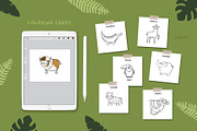 Safari Animals Children clipart set, an Animal Illustration by JuliyArt (Thumbnail 7 of 12)
