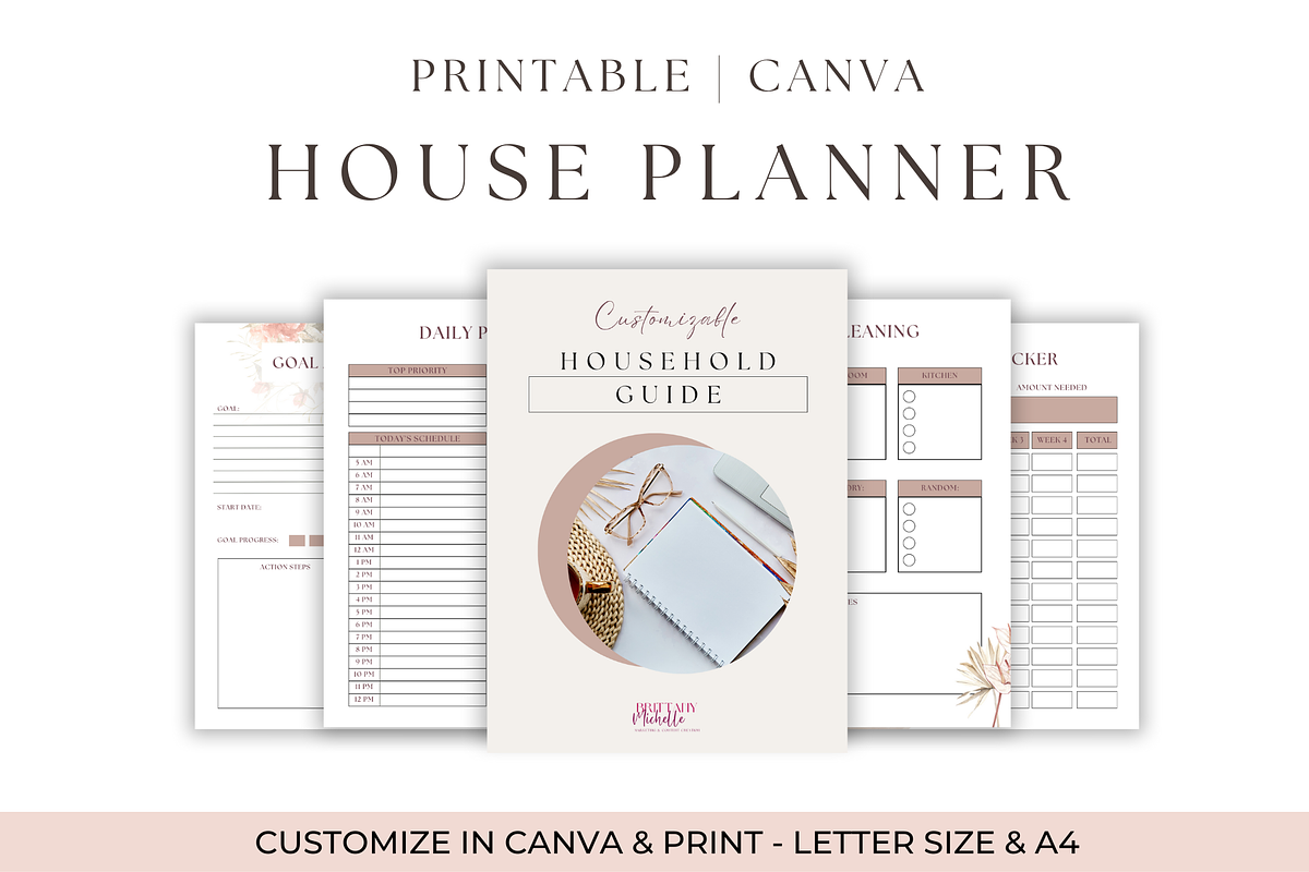 Canva Customizable House Planner