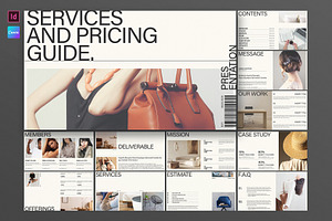 Services & Pricing Guide Template, a Presentation Template by E-Type
