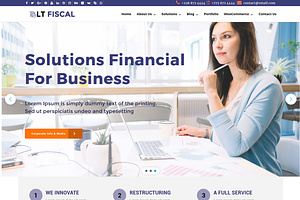 LT Fiscal Onepage WordPress Theme