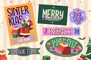 Snowie - Playful Christmas Display, a Sans Serif Font by Artisan Themes (Thumbnail 8 of 12)