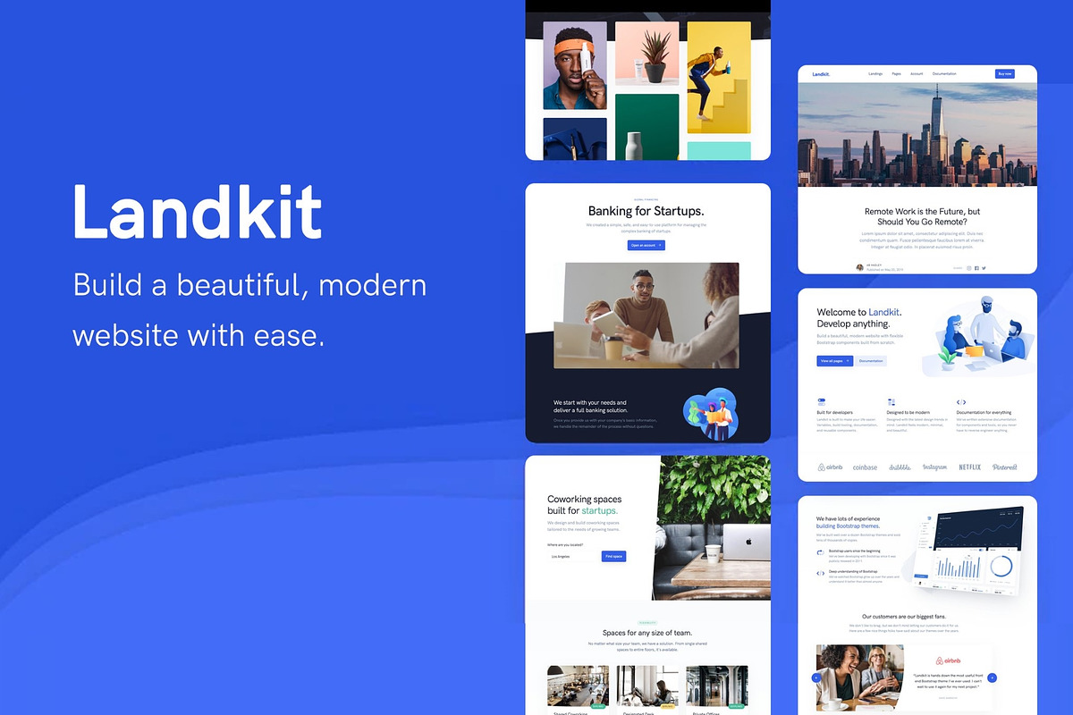 Landkit - Multipurpose Business WP, a WordPress Template by Hubzway