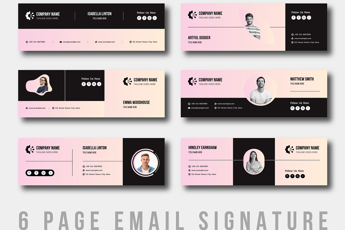 Creative Email Signature Layout, an Email Template by ContestDesign (Photo 2 of 2)