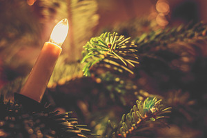 Candle stock picture