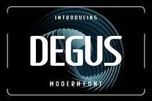 Degus - Modern Sans Serif Font