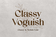 Classy Voguish Classic Serif Font, a Serif Font by UICreative (Thumbnail 1 of 12)