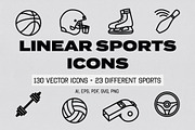 Linear Sports Icons, an Icon by The Fake PNG (Thumbnail 1 of 11)