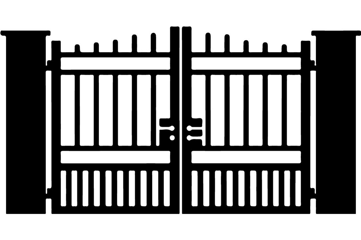 Ornamental Metal Fence Design Vector, an Object Graphic by Designer_Momina (Photo 10 of 13)