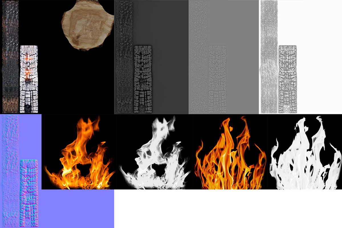 Burning bush, an Environmental 3D Model by AndrewWhite (Photo 2 of 9)