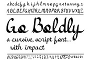 Font Go Boldly Bold Cursive Script, a Script Font by PageLightStudios (Thumbnail 4 of 4)