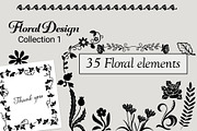 Floral Design Collection 1, a Decorative Illustration by GreenStockPhotos (Thumbnail 1 of 6)