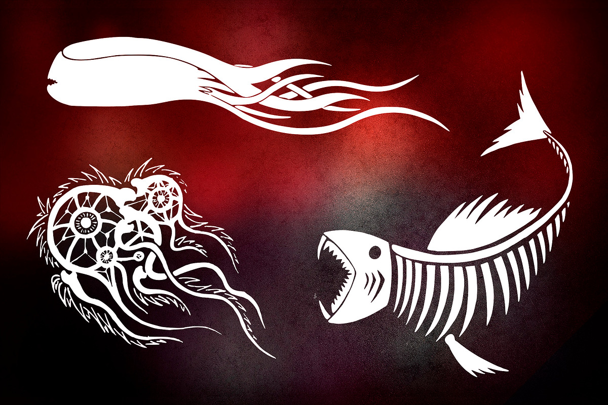22 Scary Illustrations(SVG and more) preview 5