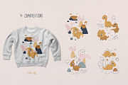 Cute baby dinosaur. Clipart, an Animal Illustration by tata_ota (Thumbnail 5 of 13)