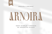 Arnoira, a Serif Font by Rahagita Studio (Thumbnail 1 of 11)