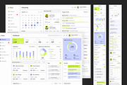 Hirezy - Recruitment Dashboard, an UI Kit Template by peterdraw (Thumbnail 2 of 7)